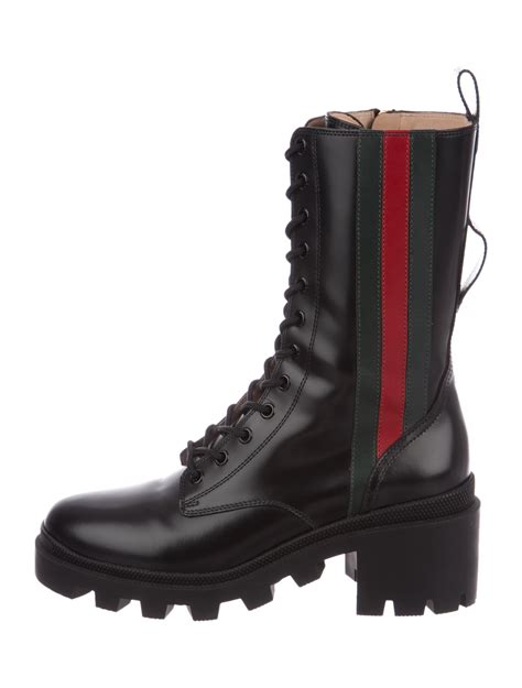 gucci trip combat boot|gucci combat boots sale.